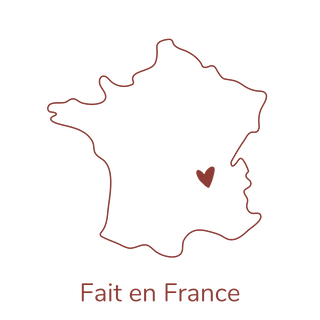 Fait en France à Lyon en Rhône Alpes avec amour et passion